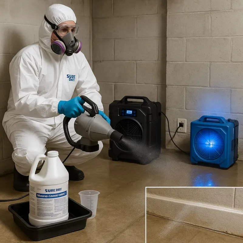 Sanitization and Odor Removal process in Lincoln Park, MI